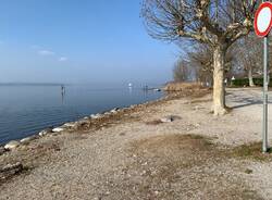 Lago di Varese in secca