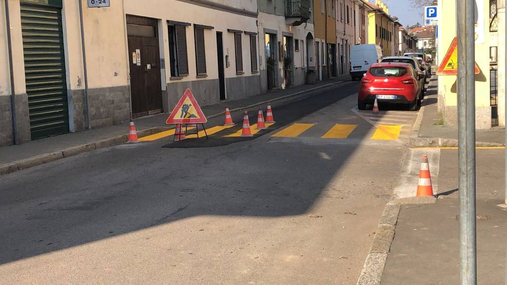 Lavori piazza del Popolo a Legnano