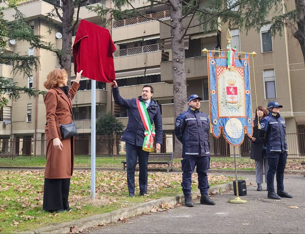 Legnano dedica al giornalista Giorgio D'Ilario i giardini tra via Gorizia e via Guerciotti