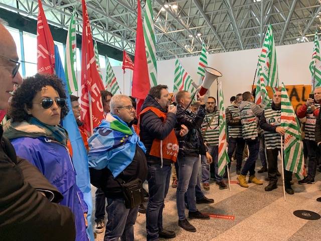 Manifestazione Malpensa 3 febbraio