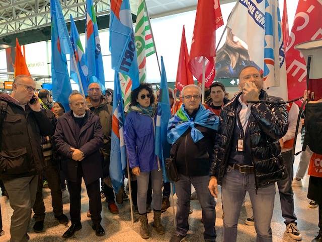 Manifestazione Malpensa 3 febbraio