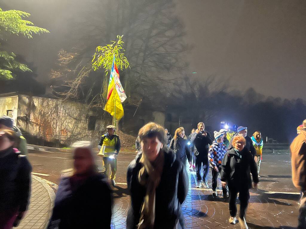 Manifestazione pace valle olona 