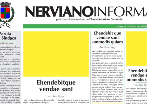 nuovo periodico comunale Nerviano