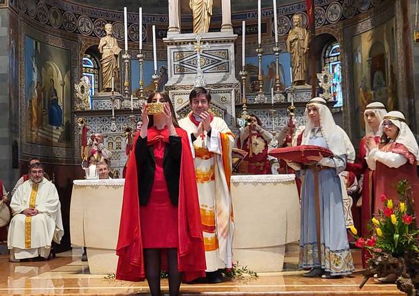 Palio di Legnano - Investitura religiosa della reggenza della contrada Legnarello