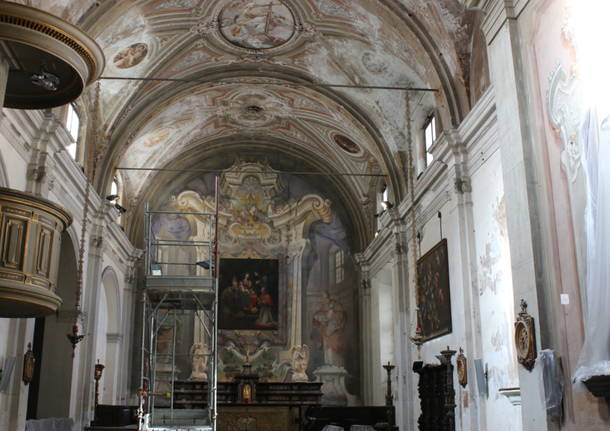 Restauro chiesa Sant'Ambrogio 