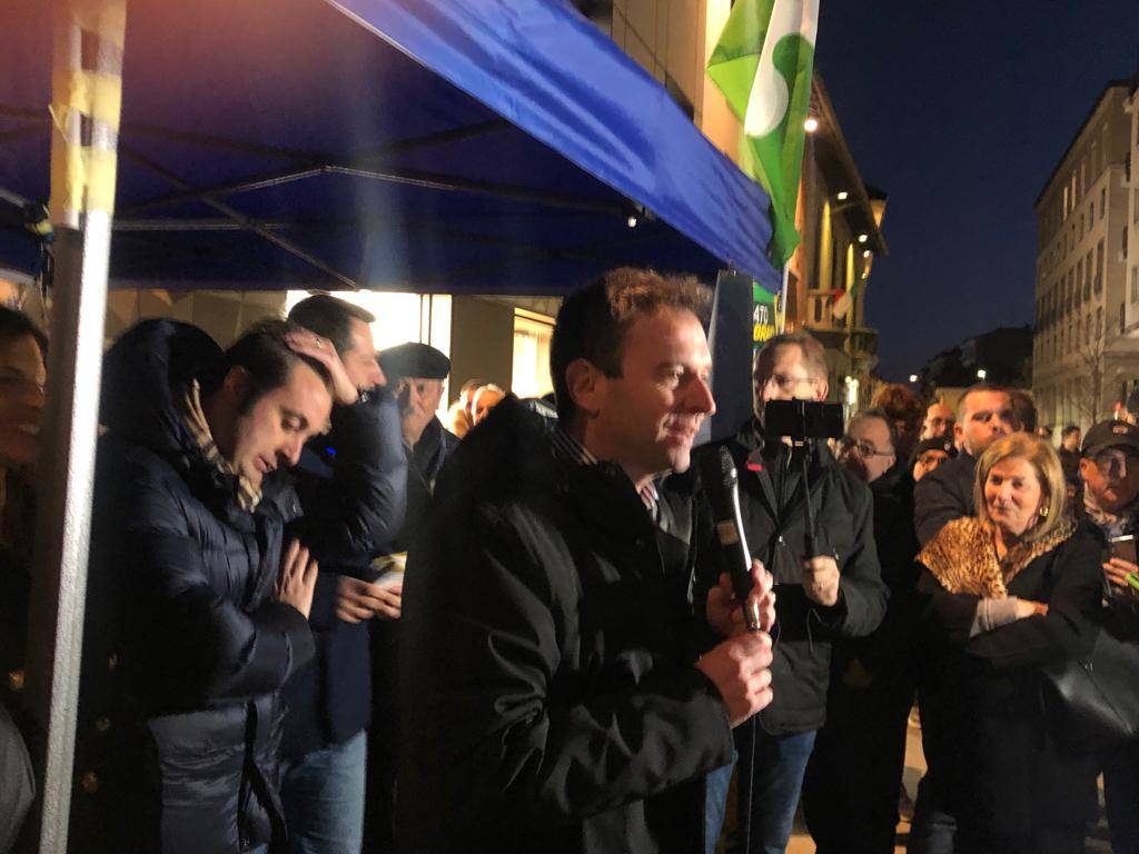 Salvini a Legnano per le elezioni regionali