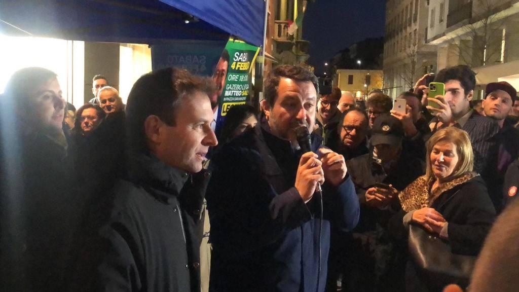 Salvini a Legnano per le elezioni regionali