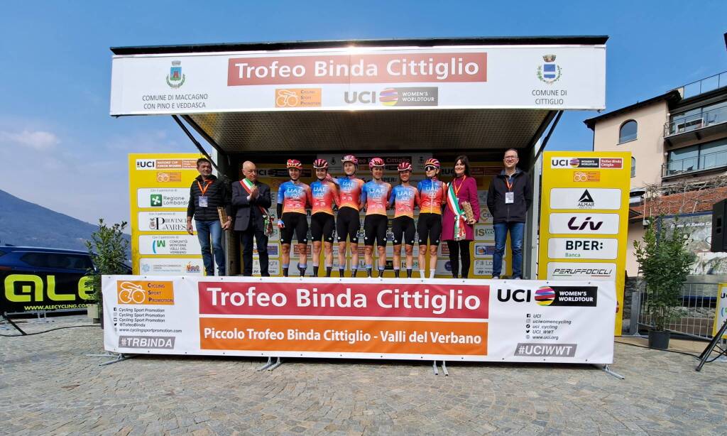 24esima edizione Trofeo Binda: la partenza da Maccagno