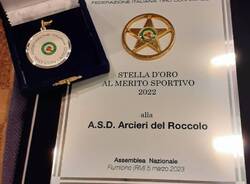 Arcieri del Roccolo, premiati con la Stella d'oro al Merito Sportivo 2022