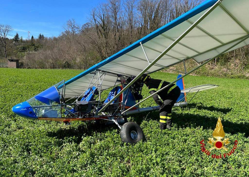 Cantello - Cade ultraleggero al Gaggiolo