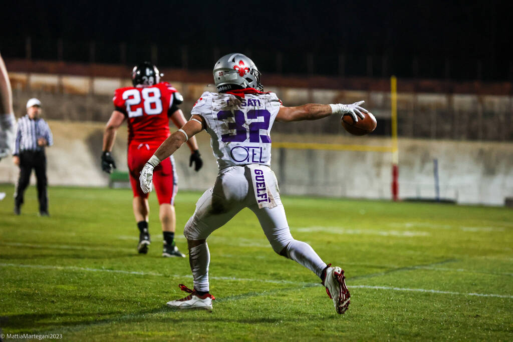 Football americano: Skorpions Varese vs Guelfi Firenze 7-42