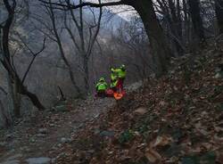 Il soccorso dell\'escursionista varesina ferita nelle montagne del Lecchese