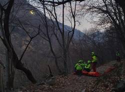 Il soccorso dell\'escursionista varesina ferita nelle montagne del Lecchese