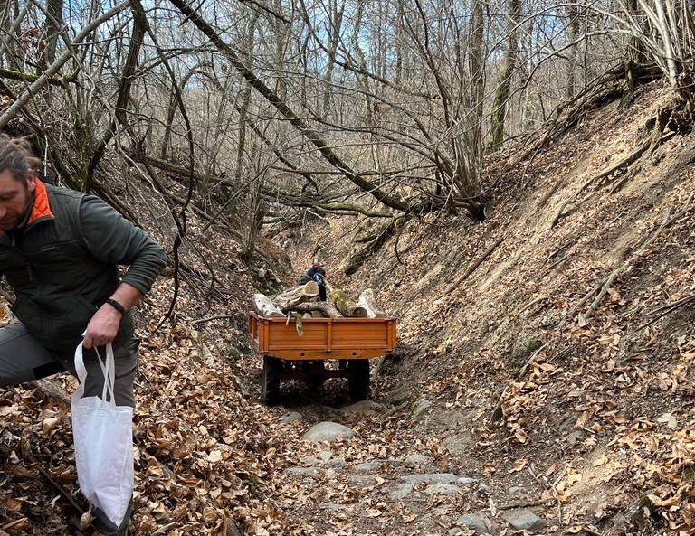 I cacciatori puliscono il Parco Campo dei Fiori