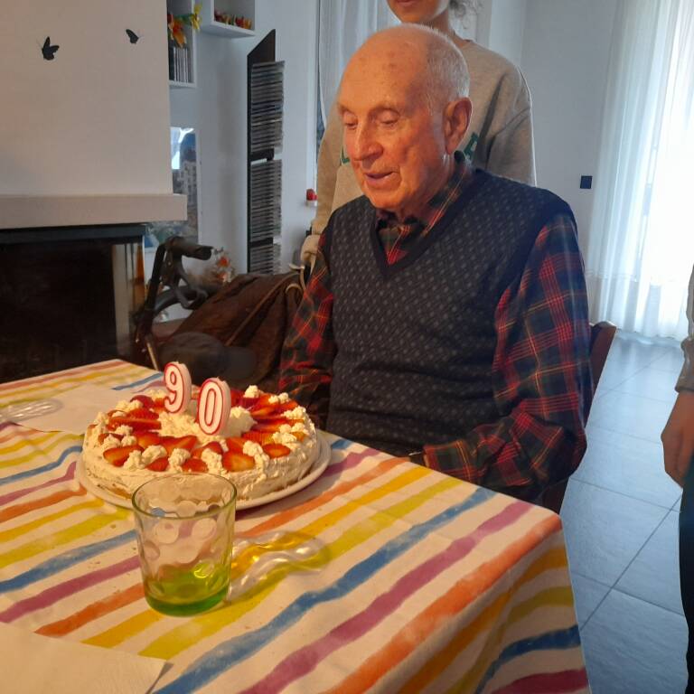 Buon compleanno al nonno Oliviero
