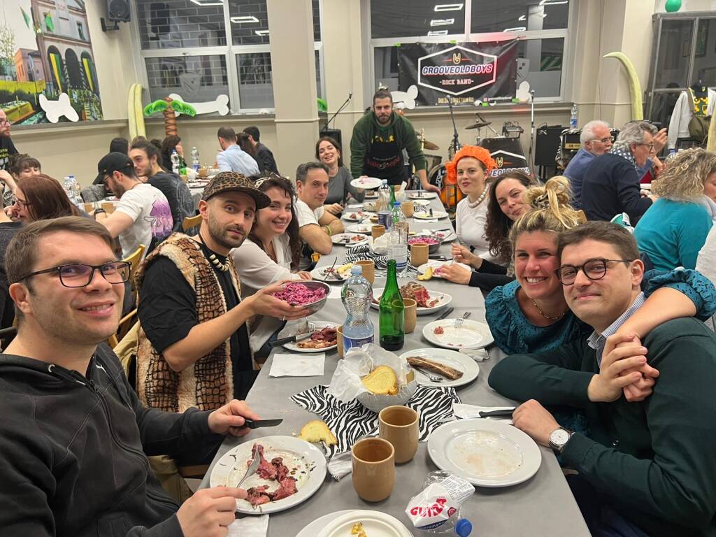 Cena preistorica con la Contrada Sant’Ambrogio