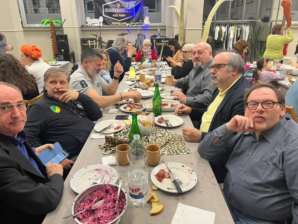 Cena preistorica con la Contrada Sant’Ambrogio