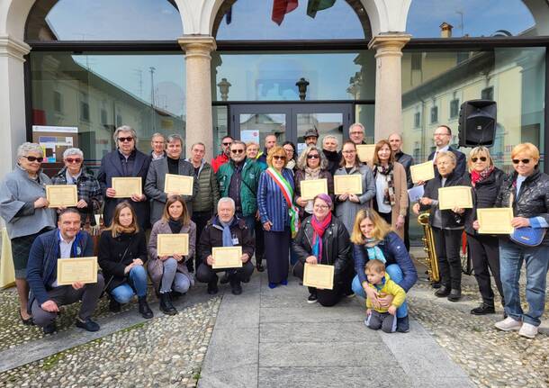 Cerro Maggiore premia i volontari che hanno aiutato il paese durante la pandemia