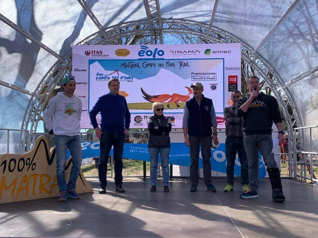 Il "mini trail" per i bambini a Gavirate