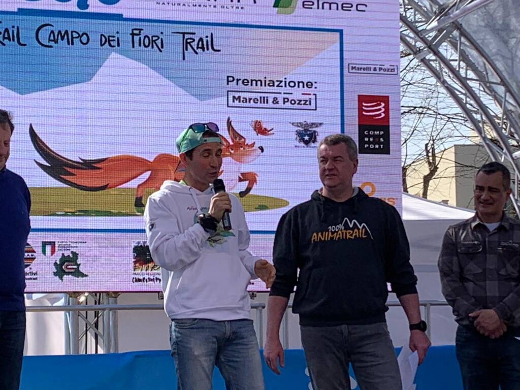 Il "mini trail" per i bambini a Gavirate
