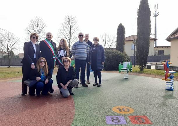 Inaugurato un nuovo parco giochi inclusivo a Vergiate