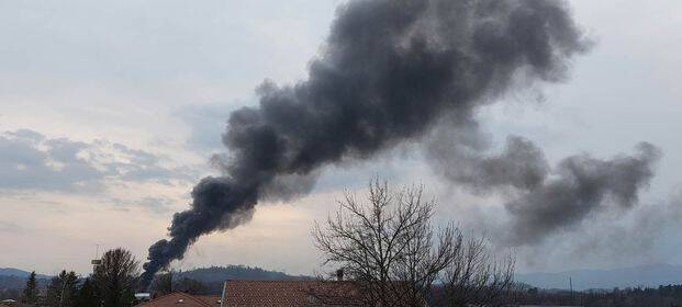 Incendio a Gavirate