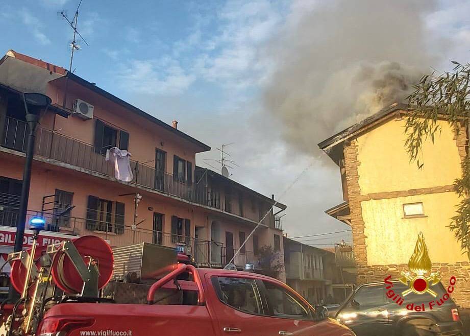 Incendio  Cantello 