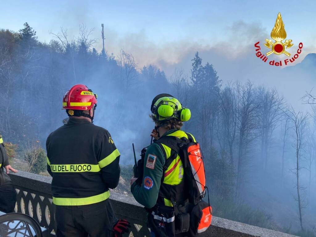 incendio montegrino valtravaglia 27 marzo 2023