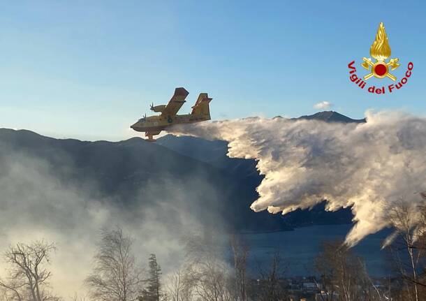 incendio montegrino valtravaglia 27 marzo 2023