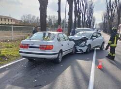 Incidente sulla Sp13 sul confine tra Legnano e Busto Arsizio