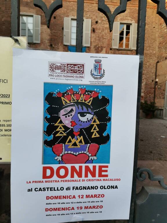 La mostra di Cristina Macaluso al Castello di Fagnano Olona 