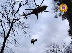 Leggiuno - Soccorso alpino al Sasso Ballaro