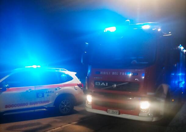 Luino - Incidente stradale via Lugano