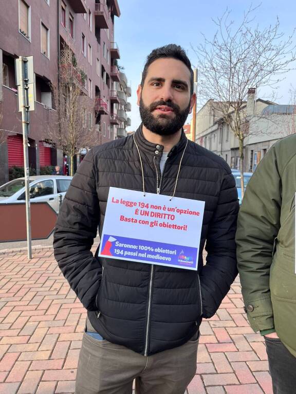 Manifestazione ospedale Saronno Sentinelli di Milano