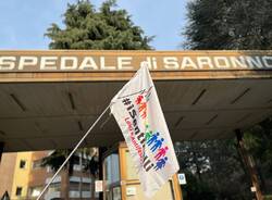 Manifestazione ospedale Saronno Sentinelli di Milano