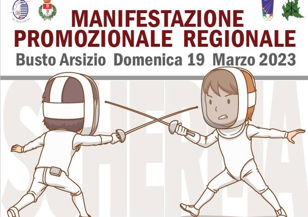 manifestazione scherma Busto