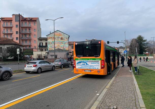 La nuova viabilità di piazzale Trieste a Varese