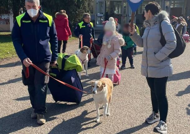 Pet Therapy nelle scuole, un'altra iniziativa di successo della Prociv Legnano