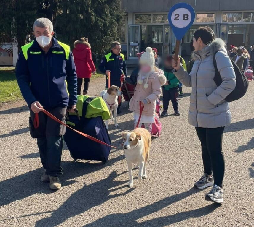 Pet Therapy nelle scuole, un'altra iniziativa di successo della Prociv Legnano