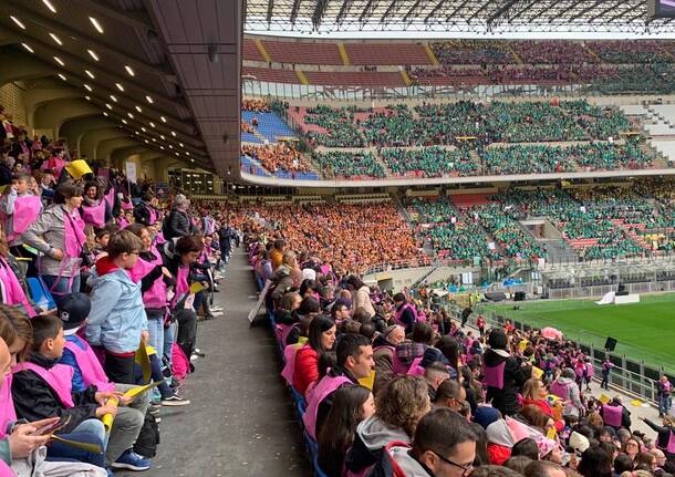 San Siro "invaso" dai cresimandi 