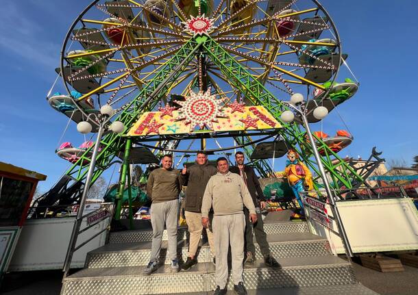 Tutto pronto per il Luna Park di Tradate con 52 attrazioni