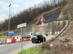 Vedano Olona - I lavori alla rotonda del Marone