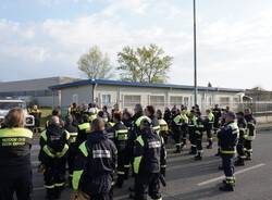 Addestramento antincendio boschivo al Parco del Roccolo a Busto Garolfo per la Protezione Civile