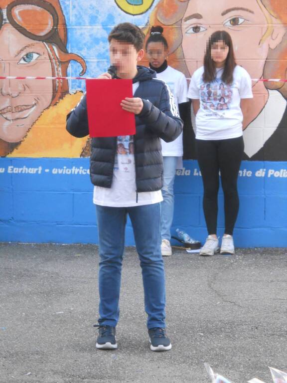 “Avventurieri in città”, inaugurato il murales alla scuola Fermi di Lainate