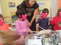 batteria all'asilo di laveno