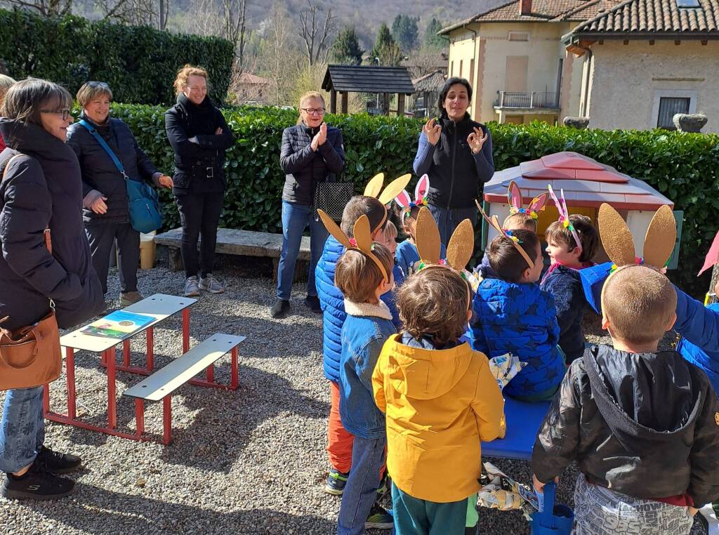 Caccia alle uova alla scuola dell'infanzia di Brinzio