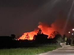 Incendio al Parco delle Groane