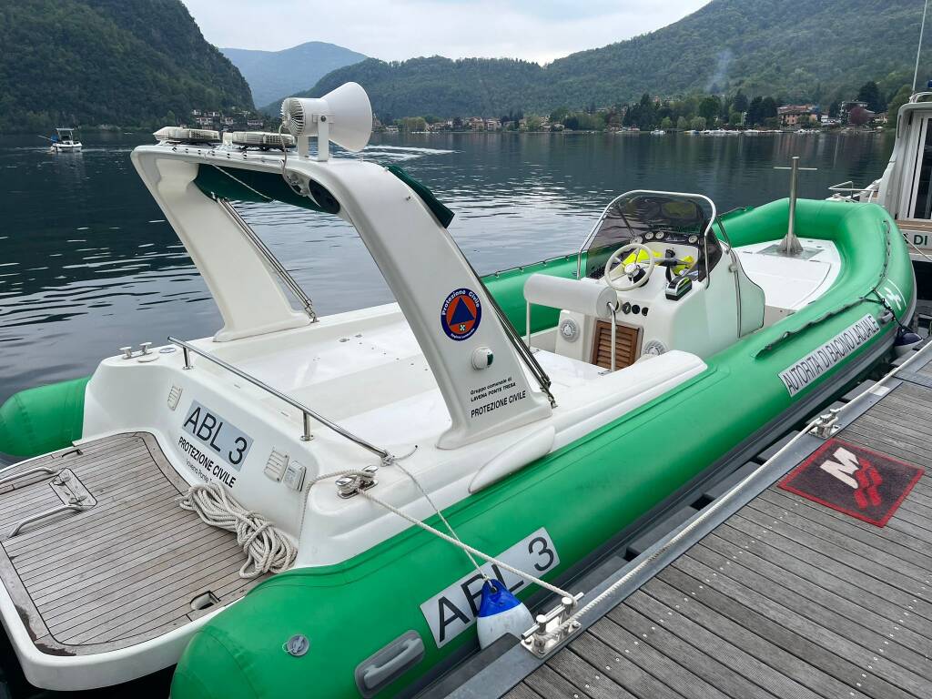 Due nuove imbarcazioni sul Ceresio per Autorità di bacino e Protezione civile