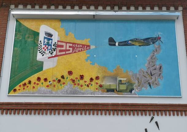 Il nuovo murales di Gorla Minore racconta il 25 Aprile