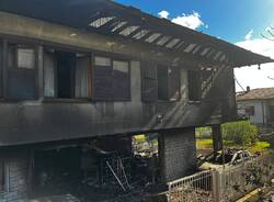 Incendio casa di Casalzuigno